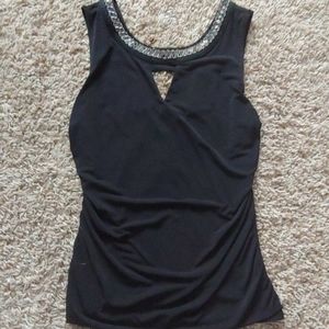 A.Byer beaded black top xlarge